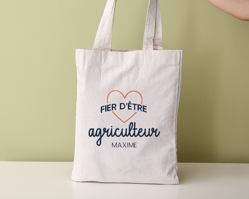 Tote bag personnalisable - Fier d'être agriculteur