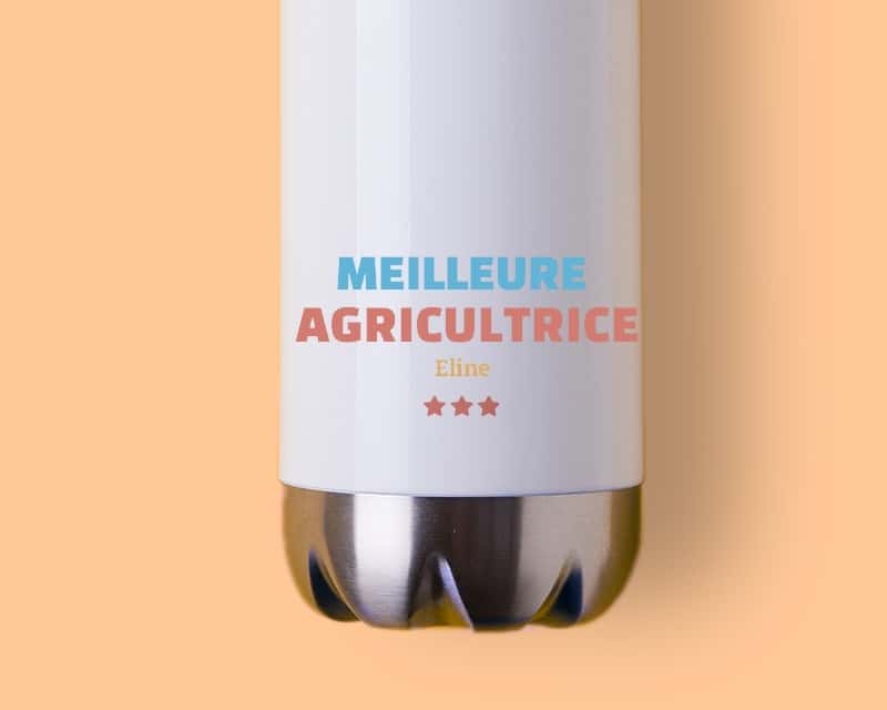 Gourde personnalisable - Meilleure Agricultrice