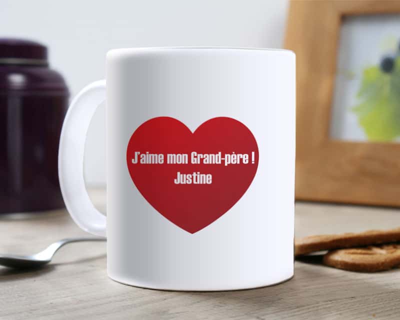 Mug personnalisé - J'aime mon Grand-Père