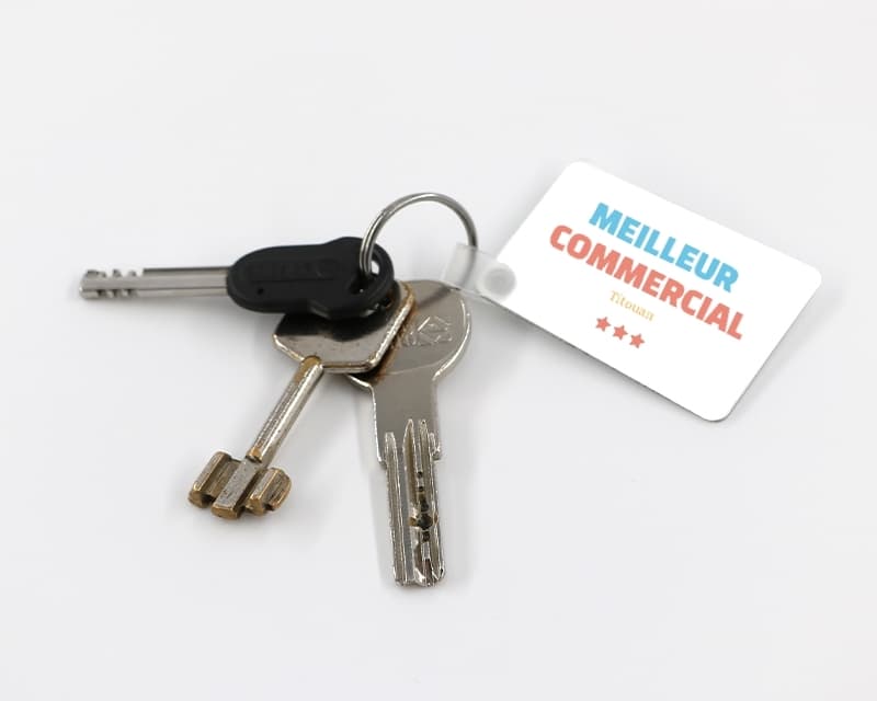 Porte-clés personnalisable - Meilleur Commercial