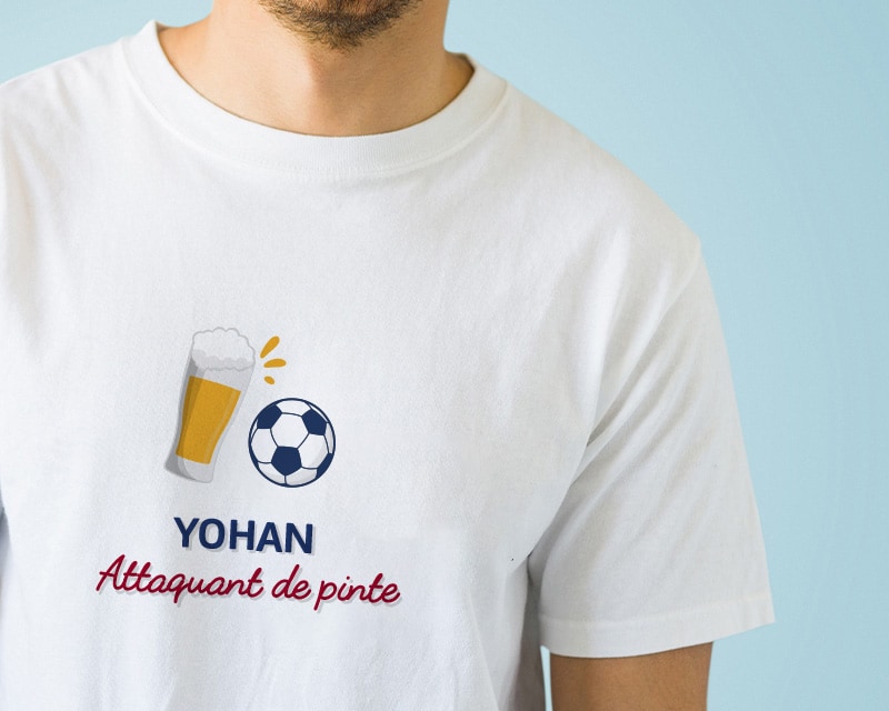 Tee shirt personnalis ap ro football pour homme Cadeaux