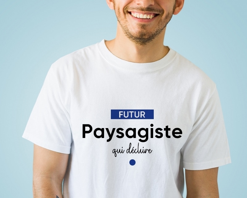 Tee shirt personnalisé homme - Futur paysagiste