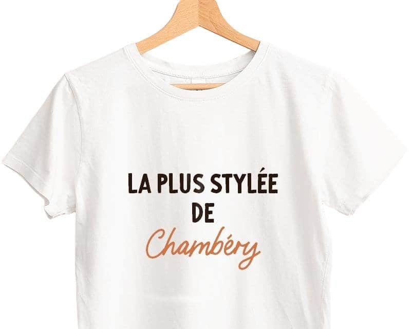 T-shirt femme personnalisé Chambéry