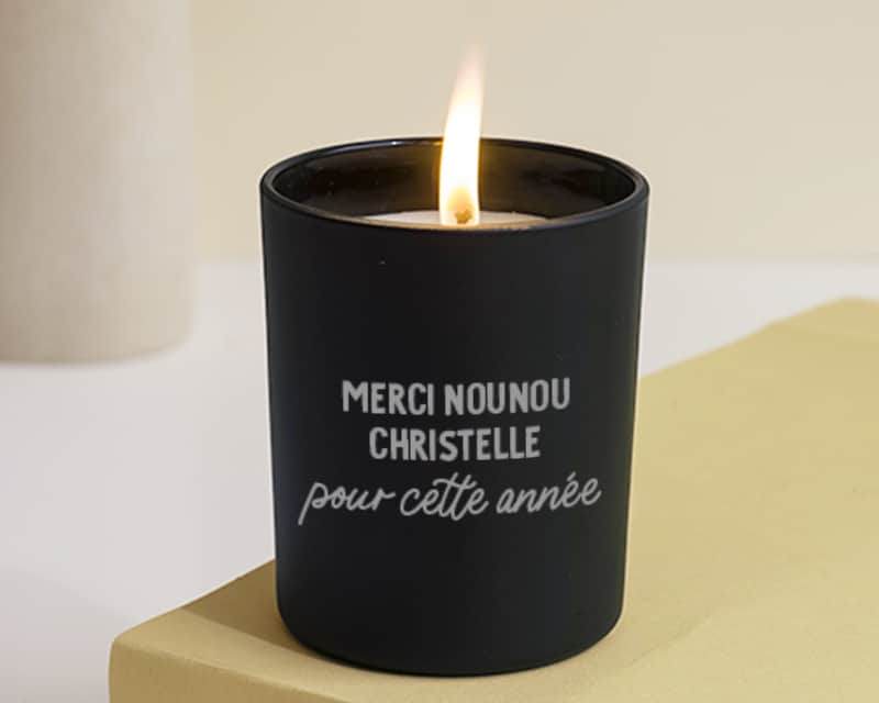 Bougie personnalisée - Message