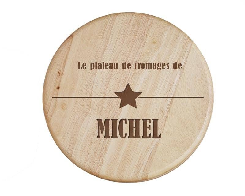 Set à fromage personnalisé pour un Michel