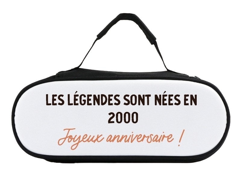 Sacoche de pétanque message générique année 2000