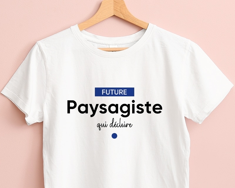 Tee shirt personnalisé femme - Future paysagiste