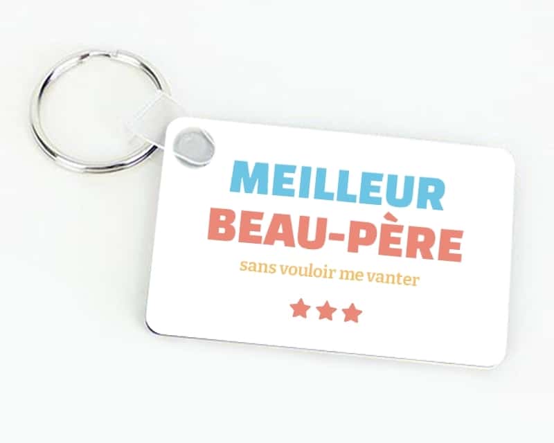 Porte-clef à personnaliser - Meilleur Beau-Père