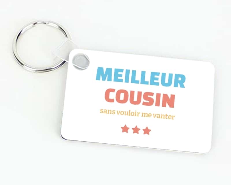 Porte-clés personnalisable - Meilleur Cousin