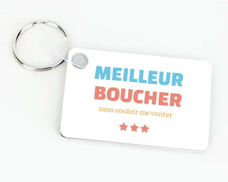 Porte-clés personnalisable - Meilleur Boucher