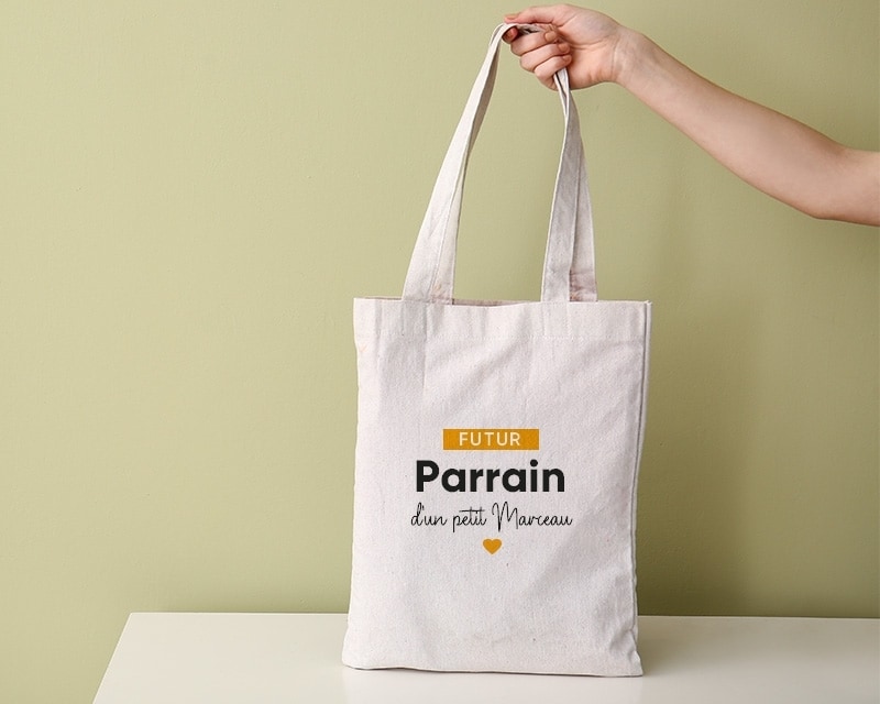 Tote bag personnalisable - Futur parrain