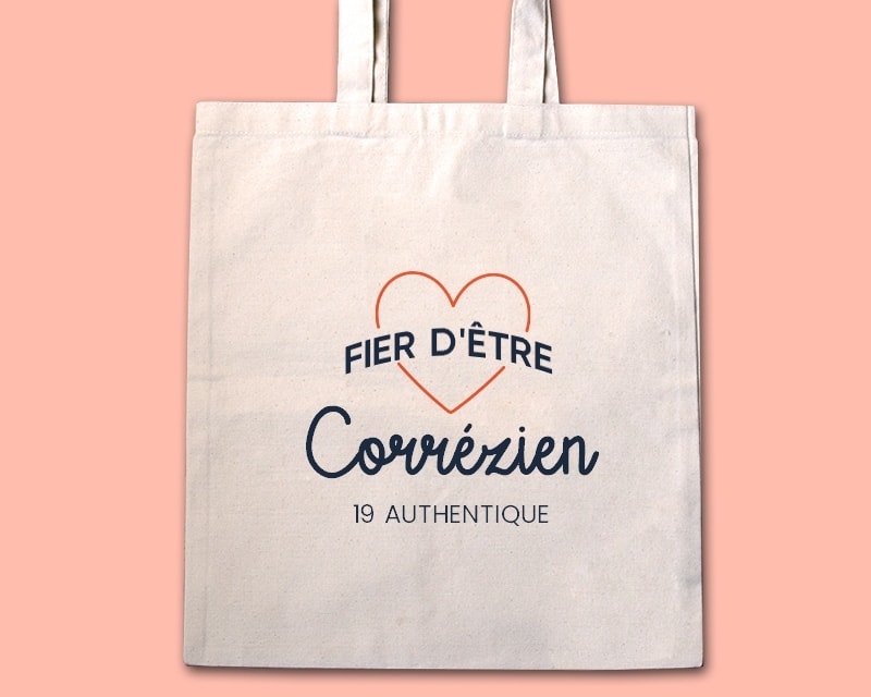 Tote bag personnalisable - Fier d'être Corrézien