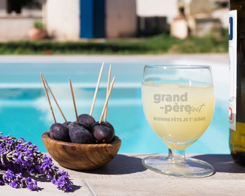 Verre à Ricard personnalisé ballon - Grand Père-fect