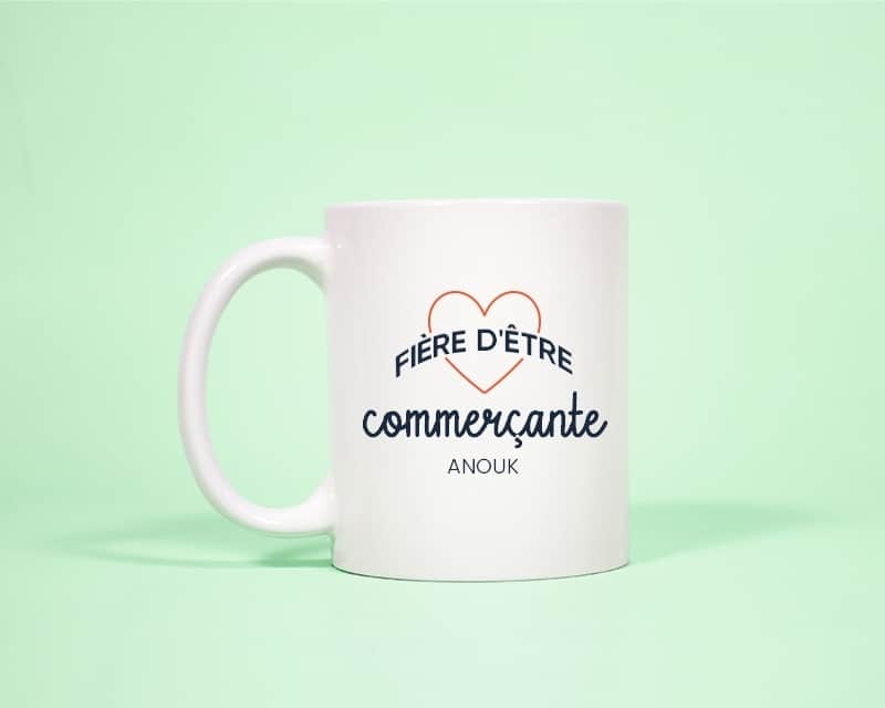 Mug personnalisé - Fière d'être commerçante