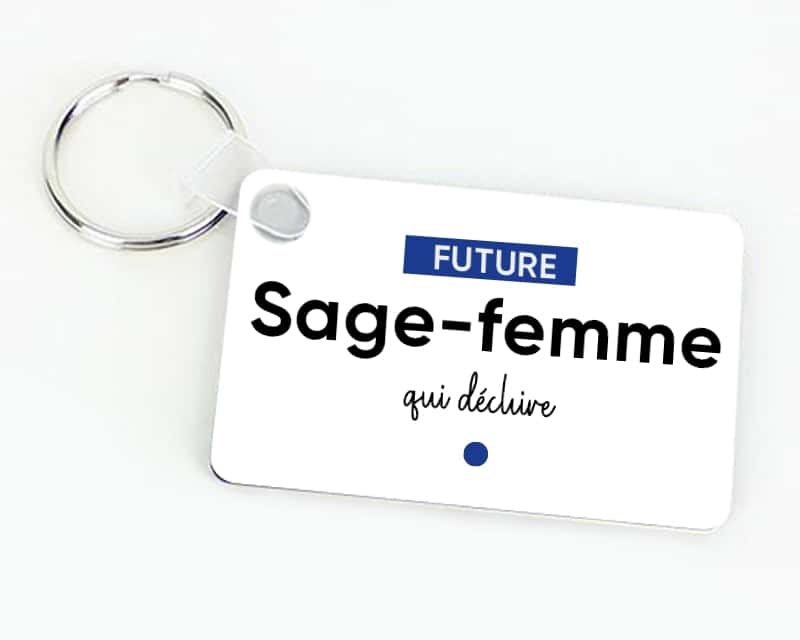 Porte-clef personnalisable - Future sage-femme