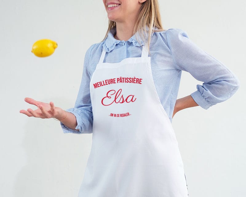 Tablier de cuisine personnalisé pour une Eliane