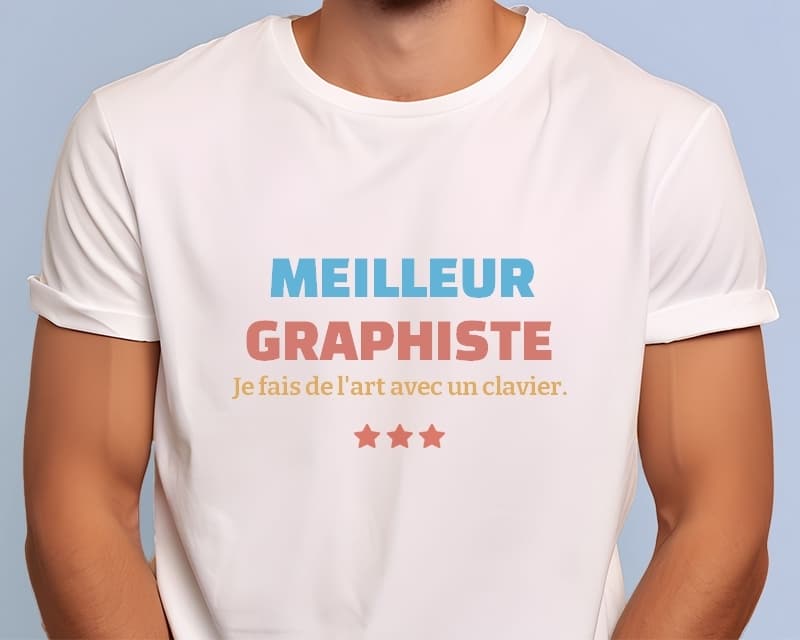 Tee shirt personnalisé homme - Meilleur Graphiste