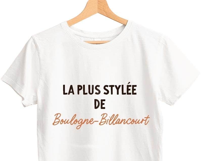 T-shirt femme personnalisé Boulogne-Billancourt