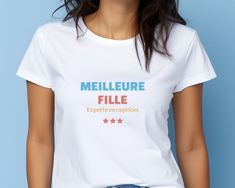 Tee shirt personnalisé femme - Meilleure Fille