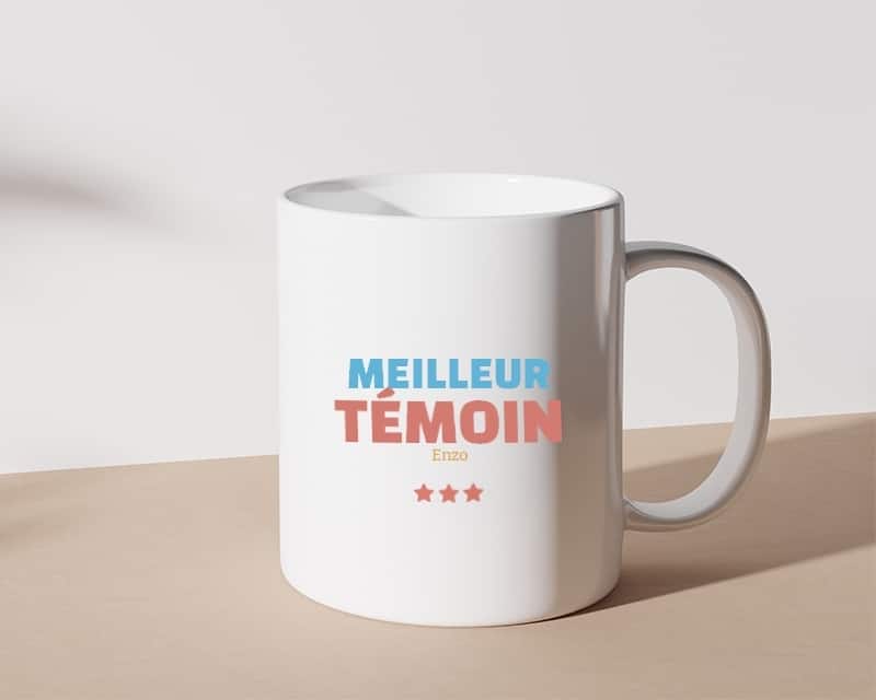 Mug personnalisé - Meilleur Témoin