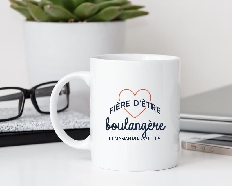 Mug personnalisé - Fière d'être boulangère