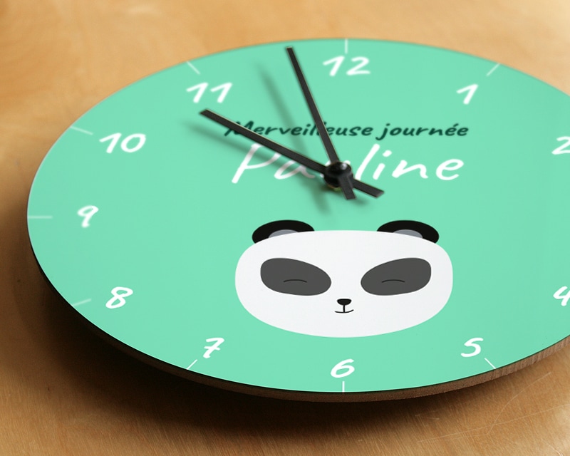 Horloge Personnalisable - Petit Panda