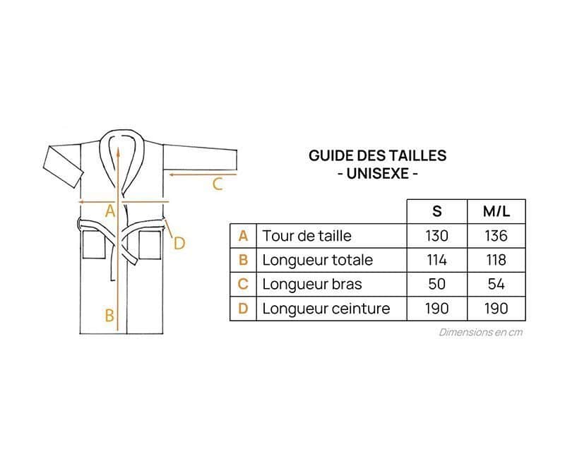 Peignoir personnalisable femme 68 ans