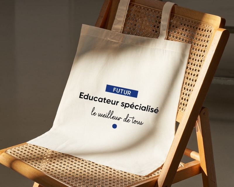 Tote bag personnalisable - Futur educateur spécialisé