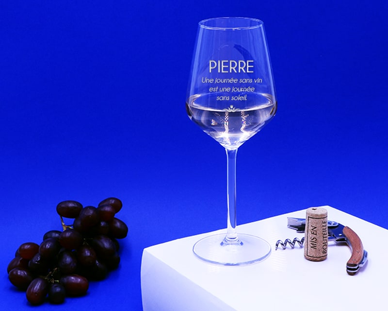 Verre à vin personnalisable - Citation