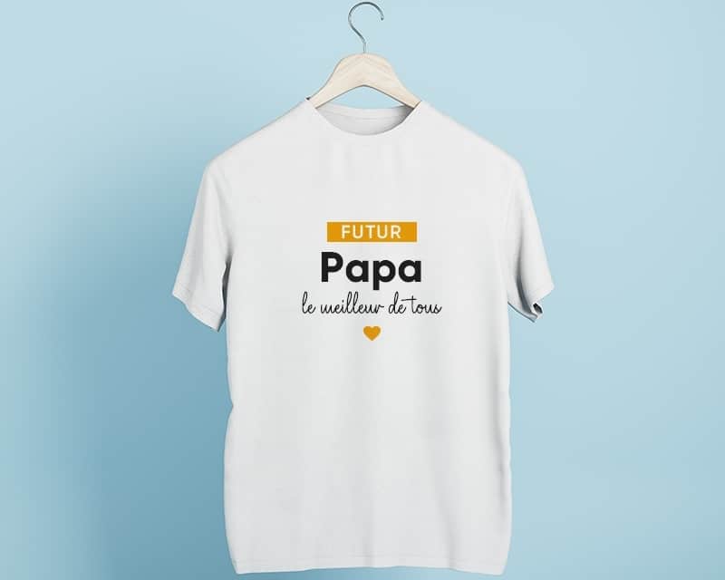 Tee-shirt futur papa idée cadeau naissance