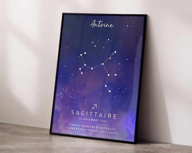 Affiche personnalisée Constellation - Sagittaire