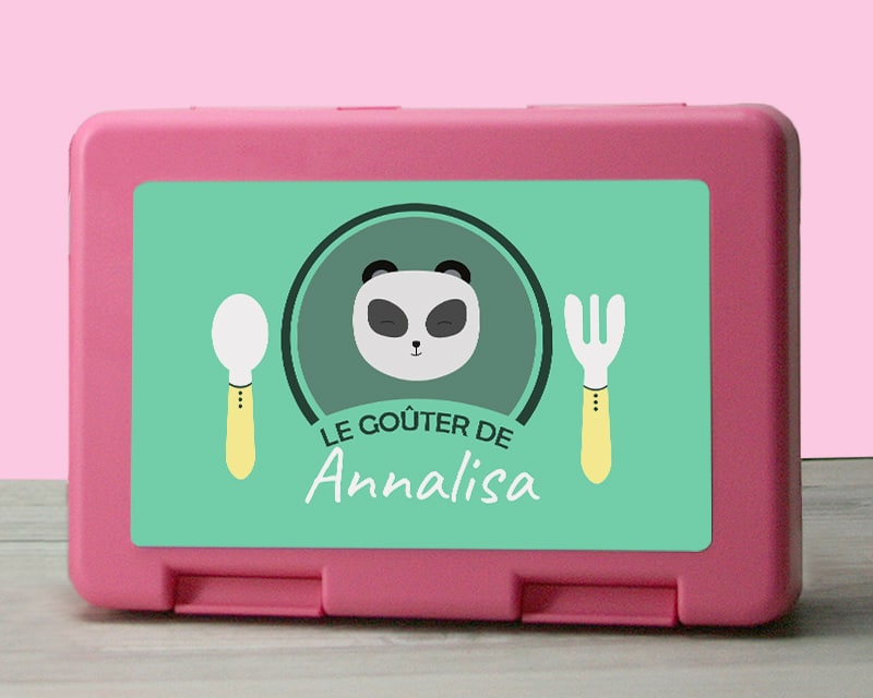 Boîte à goûter Personnalisable - Petit Panda