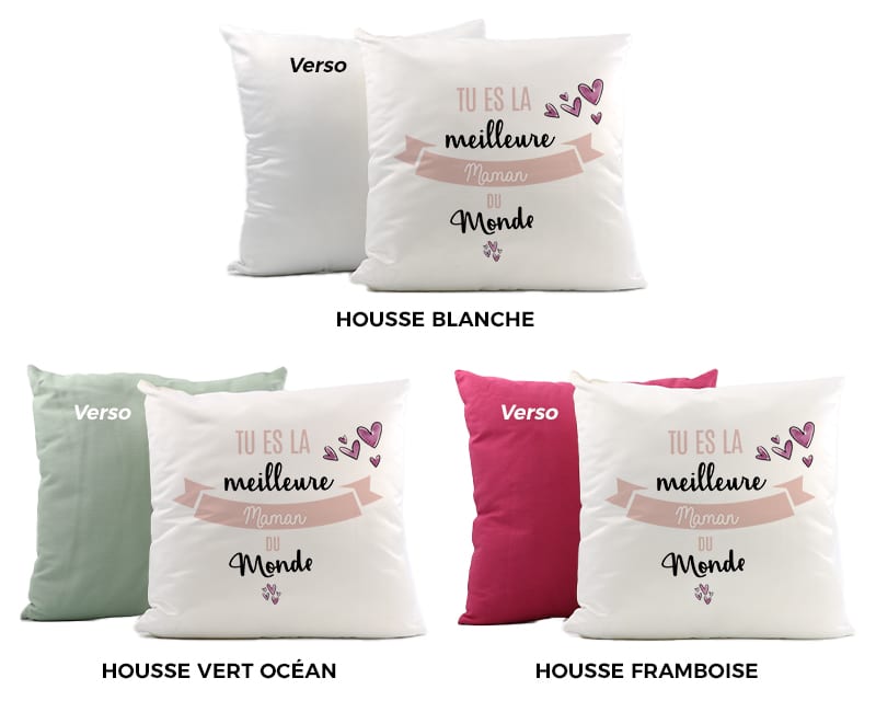 Coussin personnalisé femme - Meilleure du monde