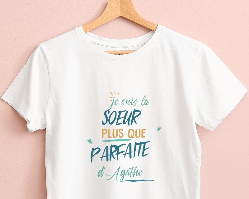 T-Shirt femme personnalisé : Soeur la plus...