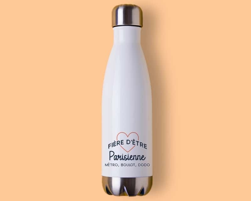 Gourde personnalisable - Fière d'être Parisienne