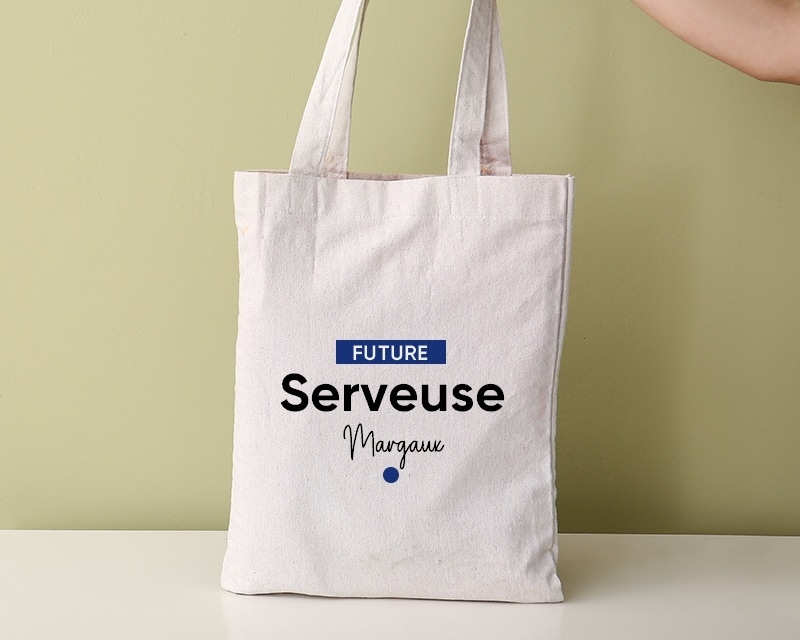 Tote bag personnalisable - Future serveuse