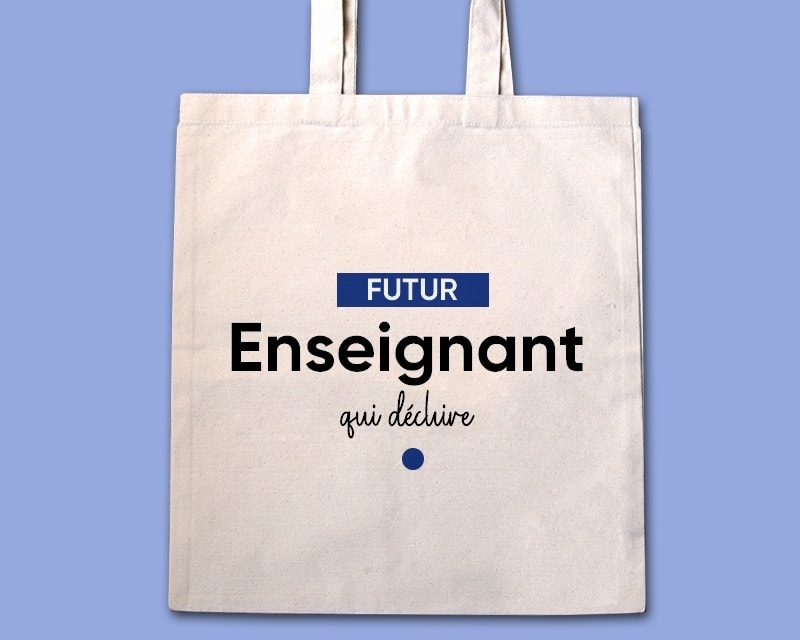 Tote bag personnalisable - Futur enseignant