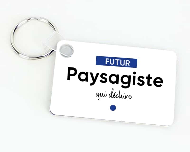 Porte-clef personnalisé - Futur paysagiste