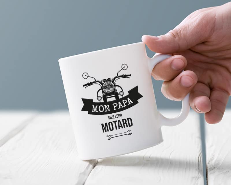 Mug personnalisé prénom - Motard