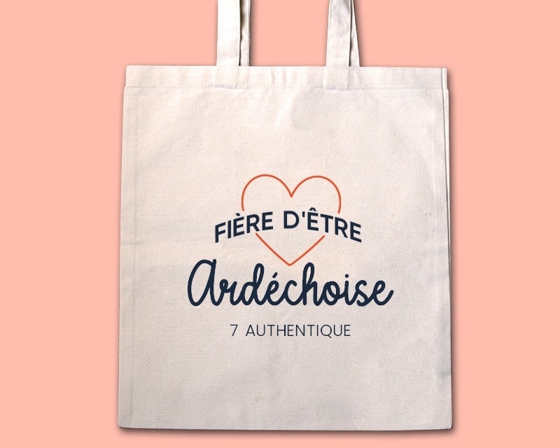 Tote bag personnalisable - Fière d'être Ardéchoise