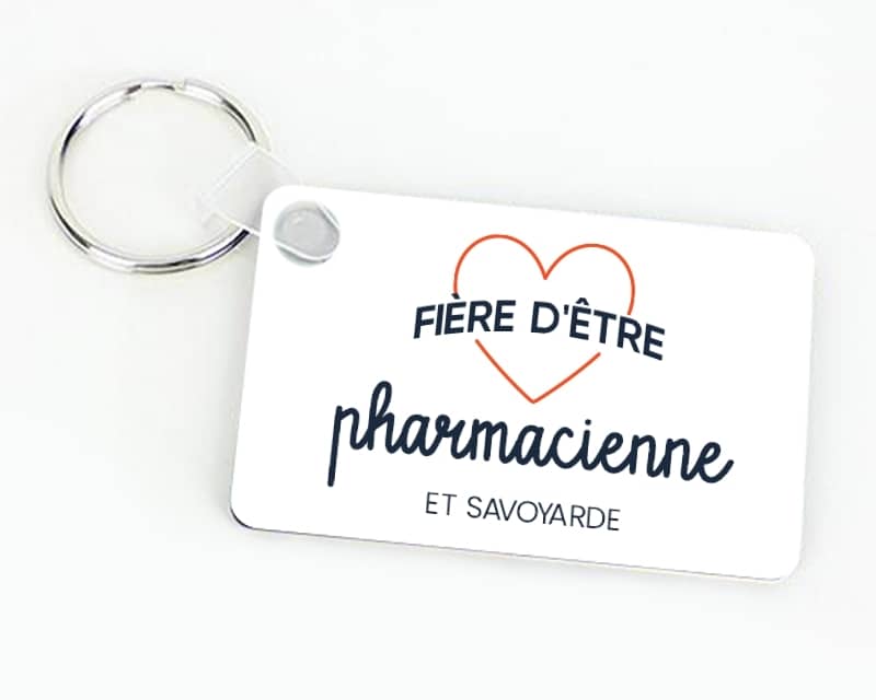 Porte-clés personnalisable - Fière d'être pharmacienne