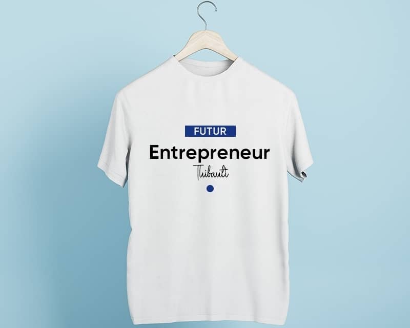 Tee shirt personnalisé homme - Futur entrepreneur
