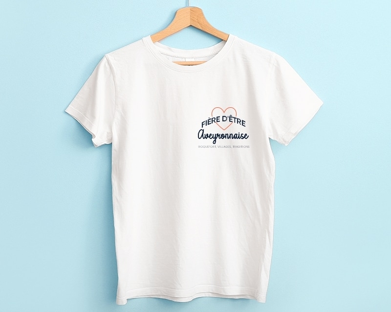 Tee shirt personnalisé femme - Fière d'être Aveyronnaise