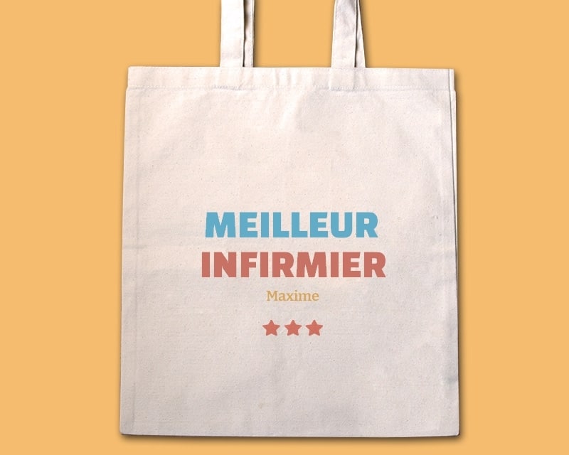 Tote bag personnalisable - Meilleur Infirmier