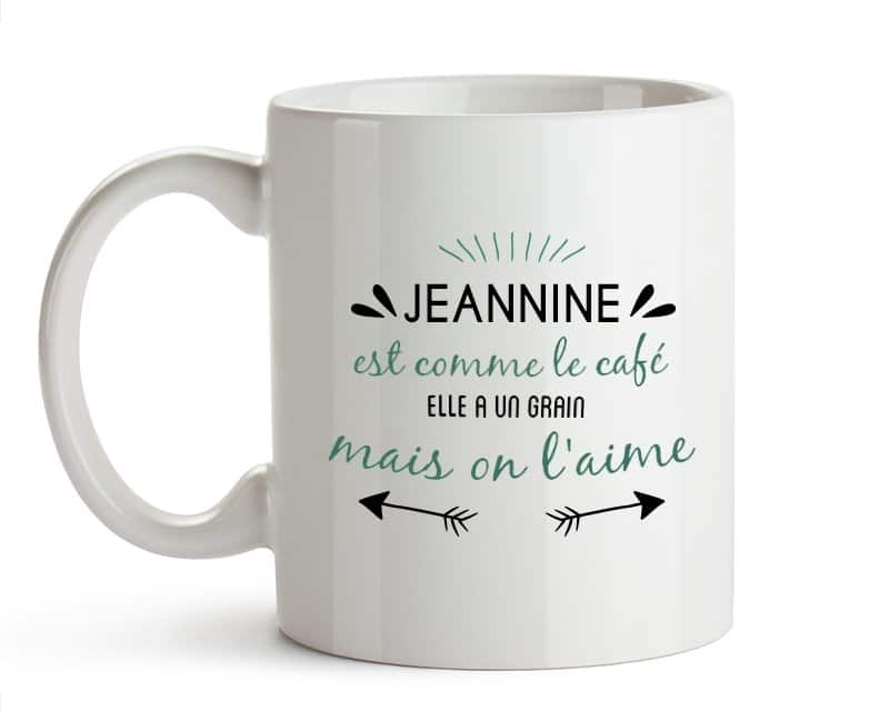 Mug personnalisé pour une Jeannine