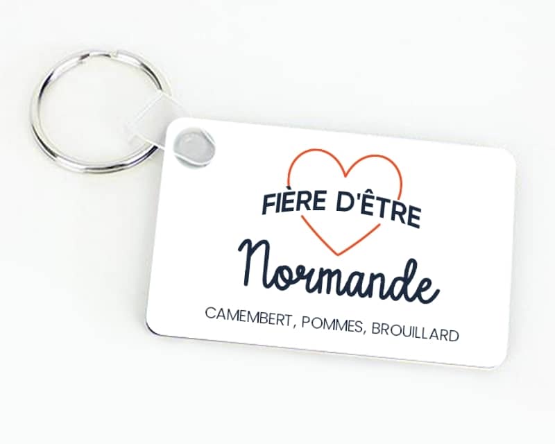 Porte-clés personnalisable - Fière d'être Normande