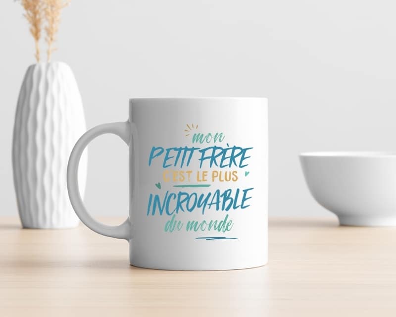 Mug personnalisé : Petit frère le plus...