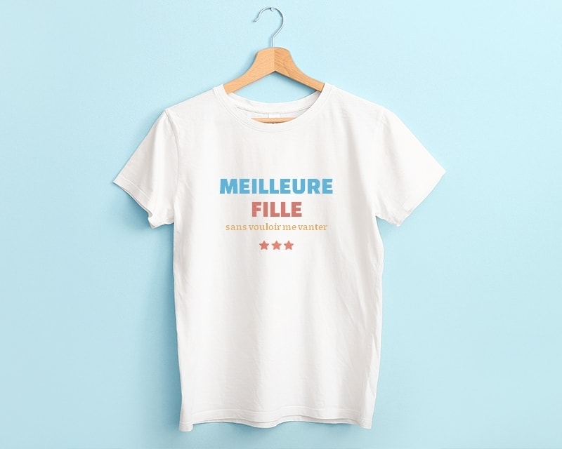 Tee shirt personnalisé femme - Meilleure Fille