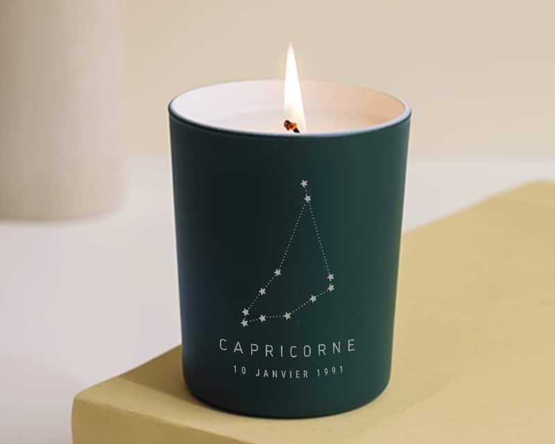 Bougie personnalisée Constellation - Capricorne