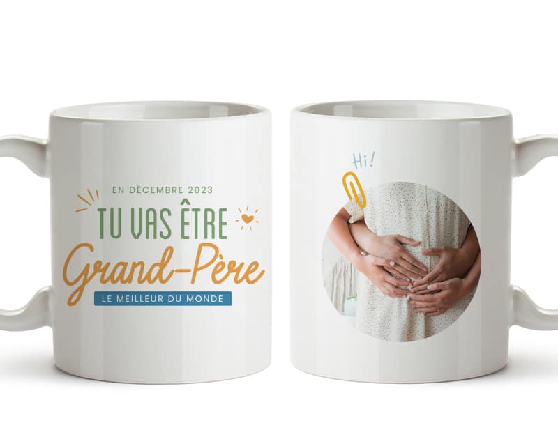 Mug personnalisé - Tu vas être grand-père